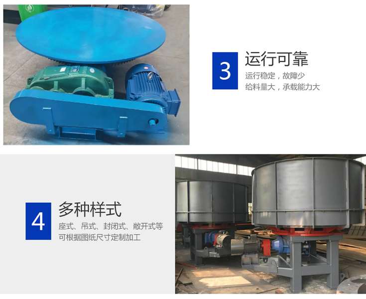 圓盤給料機傳動方式 圓盤給料機傳動方式